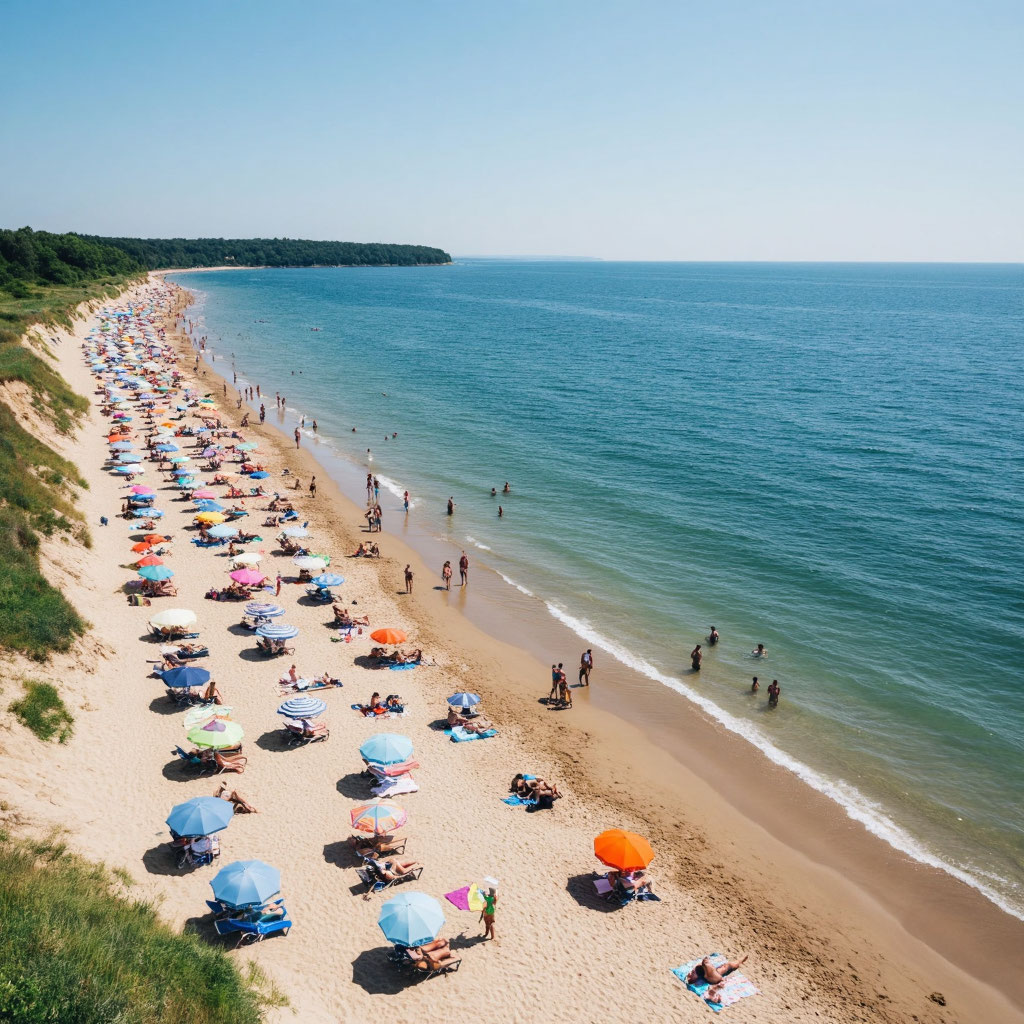 поездка на пляж